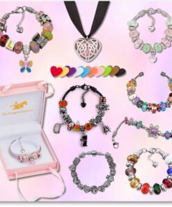 Timeline Treasures Charm Bracelet for Women, Fits European Bead Charms, Snap Button, 7.5 Inch 7.5 Inches (19 cm) 17 71liG e4zL