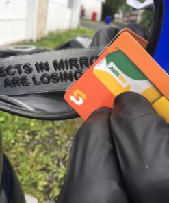 BERRYZILLA (Pair) Objects in Mirror are Losing Decal Black Etched Glass Funny Sticker 29 71ljAfRMK5L