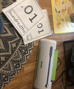 Scotch Brand PRO TL906 Thermal Laminator, 1 Laminating Machine, White/Blue, Laminate Holiday Crafts and Photos, For Holiday or School Supplies, 9 in. 35 71ljMPvSkeL