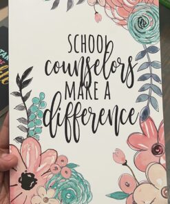 School Counselors Make A Difference: School Counselor Gifts, Counselor Journal, Teacher Appreciation Gifts, Counselor Notebook, Gifts For Counselors, ... Ruled Notebook (Teacher Gifts & Journals) 7 71ljQAGuSvL