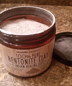 Molivera Organics Bentonite Clay for Detoxifying and Rejuvenating Skin and Hair, 16 oz. 49 71ljhl6v7SL