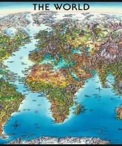 Alternative view of Ravensburger World Map 2000 Piece Jigsaw Puzzle for Adults – Softclick Technology Means Pieces Fit Together Perfectly