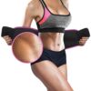 Perfotek Waist Trainer for Women Lower Belly - Waist Trimmer Belt Sauna Tummy Toner Low Back and Lumbar Support with Sauna Suit Effect (Large Pink) Large