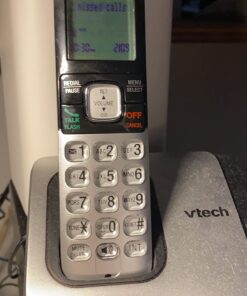 VTech CS6719-2 2-Handset Expandable Cordless Phone with Caller ID/Call Waiting, Handset Intercom & Backlit Display/Keypad, Silver 2 Handsets 32 71lkJNJyKL
