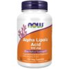 NOW Supplements, Alpha Lipoic Acid 100 mg with Vitamins C & E, Free Radical Scavenger*, 120 Veg Capsules 120 Count (Pack of 1) 16 71lkSQsOh L