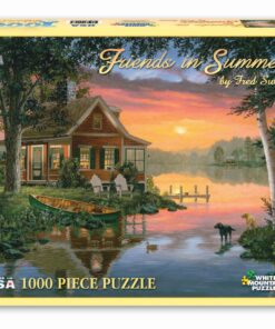 White Mountain Puzzles Friends in Summer - 1000 Piece Jigsaw Puzzle 10 71llCZJEU1L