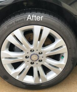 Mothers Car Wash Brush, Wheel and Fender Brush, Short Handle Tire Cleaner for Car Detailing, 10 Inch, Red/Black Standard 41 71llEWARChL