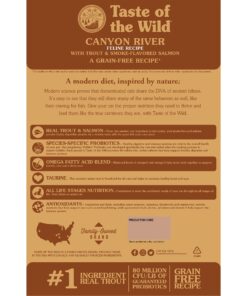 Alternative view of Taste Of The Wild Canyon River Grain-Free Dry Cat Food With Trout & Smoke-Flavored Salmon 5lb 5 Pound (Pack of 1)