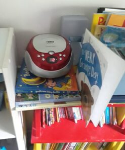 NAXA Electronics NPB-251RD Portable CD Player with AM/FM Stereo Radio Red 10 71lmgd5uJML