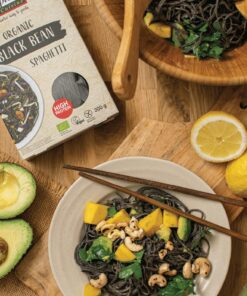 EXPLORE CUISINE Organic Black Bean Spaghetti, High Protein, Gluten Free Pasta, Easy to Make - USDA Certified Organic, Vegan, Kosher, Non GMO - 8 Ounce (Pack of 6) 8 Ounce (Pack of 6) 14 71ln dC51L