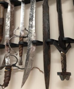 BladesUSA WS-8WX Sword Stand 8-Tiers Wall Mount Sword Stand with Samurai Logo 18 71lnDG8CsNL