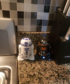 Star Wars Droid Salt and Pepper Shakers - Ceramic R2-D2 and R2Q5 - Add a little Star Wars to every Meal 15 71lnq7K9dHL