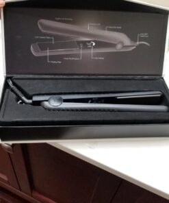 Herstyler Superstyler Onyx Ceramic Flat Iron, Ceramic Hair Straightener With Adjustable Temperature, Travel-friendly Dual Voltage Flat Iron Black 42 71loFnfzgGL