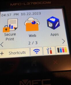 Brother MFC-L3780CDW Wireless Digital Color All-in-One Printer with Laser Quality Output, Single Pass Duplex Copy & Scan | Includes 4 Month Refresh Subscription Trial ¹ Amazon Dash Replenishment Ready New MFCL3780CDW: Adds Optional Paper Tray 30 71loYhSPYTL