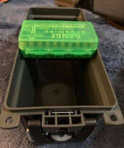 Sheffield 12626 Field Box, Plastic Ammo Can for Pistol, Rifle, and Shotgun Ammo, Water Resistant Storage Box w/ 3 Locking Options, Olive Drab Green Cans, Made in The U.S.A. 29 71loZxSNOUL