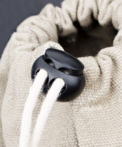 DYZD Plastic Cord Lock End Toggle Double Hole Spring Stopper Fastener Slider Toggles End (Black,10 PCS) Black 27 71lofHONPrL