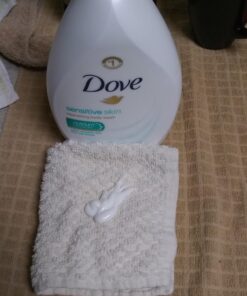 Dove Body Wash with Pump Sensitive Skin Hypoallergenic, Paraben-Free, Sulfate-Free, Cruelty-Free, Moisturizing Skin Cleanser Effectively Washes Away Bacteria While Nourishing Skin 30.6 oz Unscented 30.6 Fl Oz (Pack of 1) 39 71lpAdAH6RL