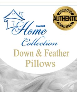 Sweet Home Collection (2-Pack) 20 by 30" Luxury Bed Pillow Filled with Top Quality Down and Goose Feathers, Queen, White, 2 Pack 8 71lpn quCCL