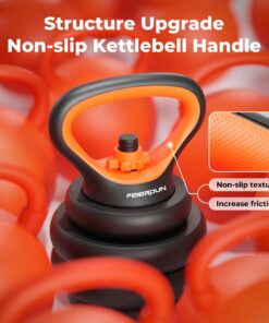 FEIERDUN Adjustable Dumbbells, 20/30/40/50/70/90lbs Free Weight Set with Connector, 4 in1 Dumbbells Set Used as Barbell, Kettlebells, Push up Stand, Fitness Exercises for Home Gym Suitable Men/Women A.20LB(10LB Pair) 13 71lqPHSkJiL