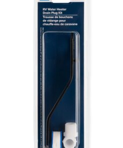 Alternative view of Camco RV Water Heater Drain Plug and Wrench Kit | Designed for RV & Camper Water Heater Drain Plugs | Fits 7/8" & 15/16" Drain Plugs | Angled Design Allows You to Reach Tight Spots (11633) Water Heater Drain Plugs and Wrench Kit