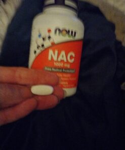 NOW Supplements, NAC (N-Acetyl-Cysteine) 1,000 mg, Free Radical Protection*, 120 Tablets 120 Count (Pack of 1) 37 71lshPZxHL