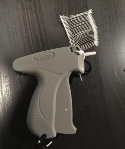 Amram Clothing Tagging Gun, Comfort Grip Model, Price Tag Attacher, Kit Includes Gray Standard Tagger, 1,250 2-in Barbs, 5 Needles; for Manufacturers, Retail, Boutiques, Consignment, Yard Sales 1,250 2-in Attachments, 5 Needles 40 71ltJsj KSL 1