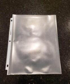 Amazon Basics Sheet Protector, Heavy Duty, Non-Glare, 100 Pack, Clear 100 - Pack 28 71ltakyOSWL