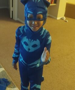 Disguise Catboy Costume for Kids, Official PJ Masks Costume Jumpsuit Toddler Large (4-6) 26 71lvKJq8DlL