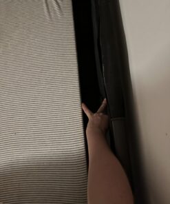 Dream On Me Holly 3” Fiber Portable, Greenguard Gold Certified, Waterproof Vinyl Cover, Lightweight Mini Crib Mattress, White 39 71lvqY grxL