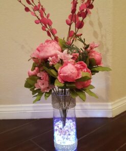 JINHEZO Submersible LED Light, Tea Lights, Pond Underwater Small LED Lights, Battery Operated 125 Hours, for Wedding Home Vase Festival Party Decoration White 24Pcs (Built-in 48 Batteries) 24 Pack 48 71lw2U6gYL