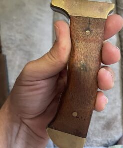 Mossy Oak 14-inch Bowie Knife, Full-tang Fixed Blade, Wood Handle Hunting Knife with Leather Sheath for Camping, Hiking, Survival 49 71lwnWWx5GL