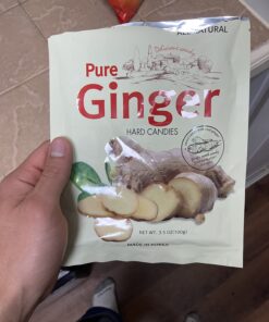 Pure Ginger Hard Candies 3 bags 3.5 Ounce (Pack of 3) 9 71lwpZLdWL