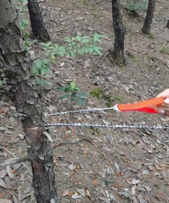 26" Outdoor Camping Tactical Survival Pocket Chainsaw With Pouch | Portable Hand Saw Cuts Like A Knife | 3x Faster With CUTTING BLADE ON EVERY LINK | Bonus Front Snap Carrying Case 17 71lwv2zlF5L