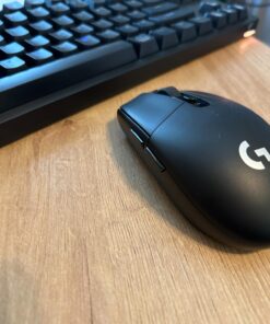 Logitech G305 LIGHTSPEED Wireless Gaming Mouse, Hero 12K Sensor, 12,000 DPI, Lightweight, 6 Programmable Buttons, 250h Battery Life, On-Board Memory, PC/Mac - Black 34 71lxRA8 cL