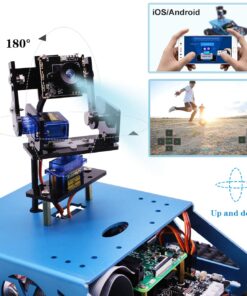 Yahboom Raspberry Pi Robot Tank Chassis AI 2DOF Camera Starter Kit Python Programmable Electronic Science Project DIY G1 Tank STEM Smart Car Robotic Kit for Kids Teens G1 Tank Without Pi 35 71lxZeCJD0L