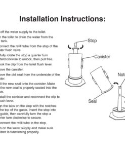 PlumbCraft Flush Valve Seal Replacement, Fits KOHLER Class Five and Class Six Canister Flush Valves 10 71lxfdHwqlL