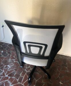 Ergonomic Office Chair Mesh Cheap Desk Chair Task Computer Chair Lumbar Support Modern Executive Adjustable Rolling Swivel Chair for Back Pain, White 35 71lxtyUWbPL