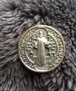Catholic Saint St Benedict of Nursia Medal Evil Protection Pocket Token 3 71ly3NpneML