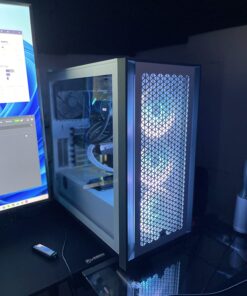 Corsair LL Series, LL120 RGB, 120mm RGB LED Fan, Triple Pack with Lighting Node PRO- White, Lighting Node PRO Included, LL120 RGB White,CO-9050092-WW Triple Pack w/ Lighting Node PRO 61 71lyBoGQKbL