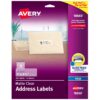 AVERY Matte Frosted Clear Address Labels for Inkjet Printers, 1" x 2-5/8", 300 Labels (18660) 29 71lyweM6u9L