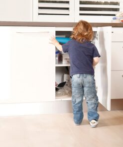 Dreambaby Sliding Cabinet Child Safety Locks - U Shaped for Knobs and Handles 3 Count (Pack of 1) 26 71lyzajSSTL