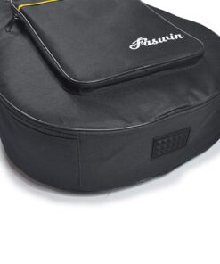 Faswin 41 Inches Guitar Bag Dual Adjustable Shoulder Strap Acoustic Guitar Gig Bag, Guitar Case Waterproof Oxford Cloth 0.3 Inch Thicken Sponge Pad, Black 35 71lzhmJDNFL