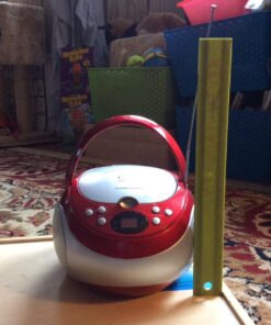 NAXA Electronics NPB-251RD Portable CD Player with AM/FM Stereo Radio Red 15 71lzumn9lDL