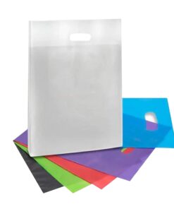 100 Lime Green Frosted Merchandise Bag, 12"x15" with Die Cut Handle, No Gusset, 2.0 Mil. Custom Printed Lime 12"x15" 9 71m gG9nzAL 2