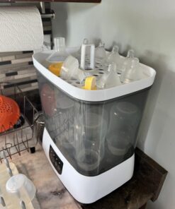 Dr. Brown's All-in-One Sterilizer and Dryer for Baby Bottles, Parts & Other Newborn Essentials Sterilizer & Dryer 1 Count (Pack of 1) 67 71m0Xe1jkL 1