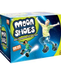Moon Shoes Bouncy Shoes, Mini Trampolines for Your Feet, One Size, Black, New and Improved, Bounce Your Way to Fun, Very Durable, No Tool Assembly, Athletic Development, up to 130 lbs 13 71m1aIIlL L