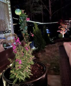 Homeimpro Solar Big Lantern Hanging Garden Outdoor Waterproof Decorative Lights Metal Table Lamp for Patio, Yard, Christmas Gift, 2023 New Updated Bottom Pattern (1Pack, Teal Blue) 53 71m1tzVykmL