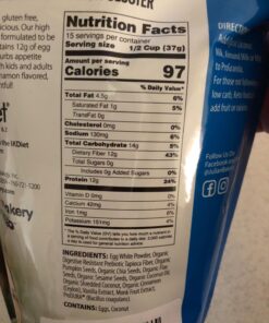 Julian Bakery® ProGranola® Cereal | Vanilla Cinnamon | 12g Protein | Paleo | 2 Net Carbs | Gluten-Free | Grain-Free | 15 Servings 1.22 Pound (Pack of 1) 39 71m1v7ZetL