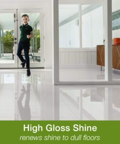 Bona Multi-Surface Floor Polish - 32 fl oz - High Gloss Shine - 32 oz covers 500sq ft of flooring - for use on Stone, Tile, Laminate, and Vinyl Floors Multi-Surface - High Gloss 32 Fl Oz (Pack of 1) 26 71m2ntHdmnL
