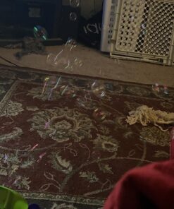 Gazillion Bubbles, Hurricane Bubble Making Machine - Portable Bubble Maker - Instant Bubble Creation - Outdoor Toy for Kids - 4 oz. Bubble Solution Included - Ages 3+ Green 37 71m31IIg4ML